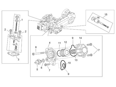 Φίλτρο λαδιού - Τεντωτήρας αλυσίδας